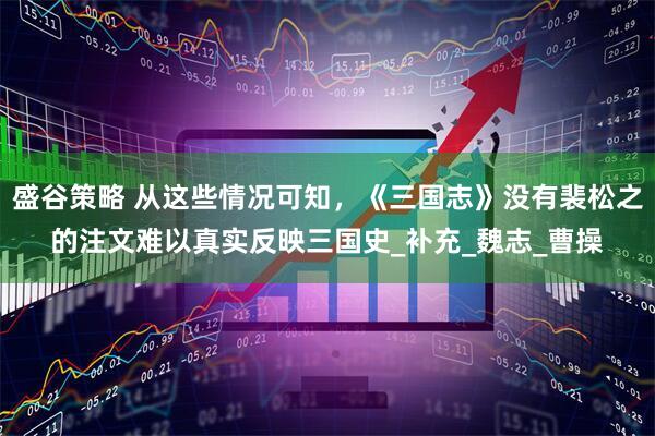 盛谷策略 从这些情况可知，《三国志》没有裴松之的注文难以真实反映三国史_补充_魏志_曹操